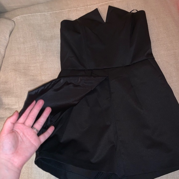 Gorgeous Black Strapless Romper - Picture 2 of 4
